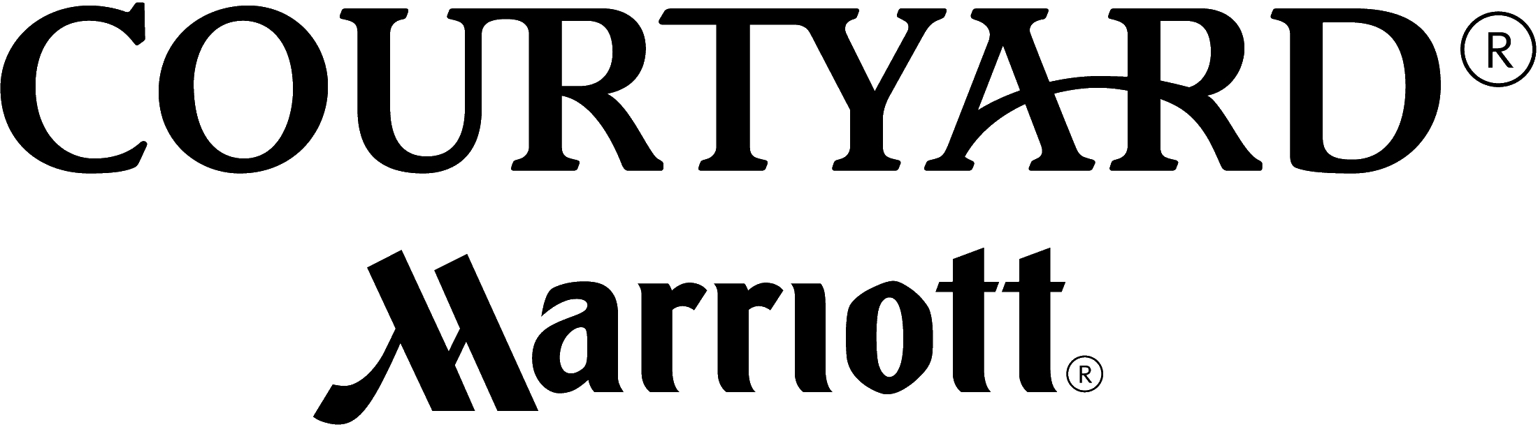 Courtyard Marriott logo (transparent) – Swan Lake Stables