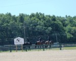 Julia Madison and Stephanie heading back to the barn