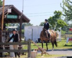 Julia witthoff and madison on homero wait by the in gate